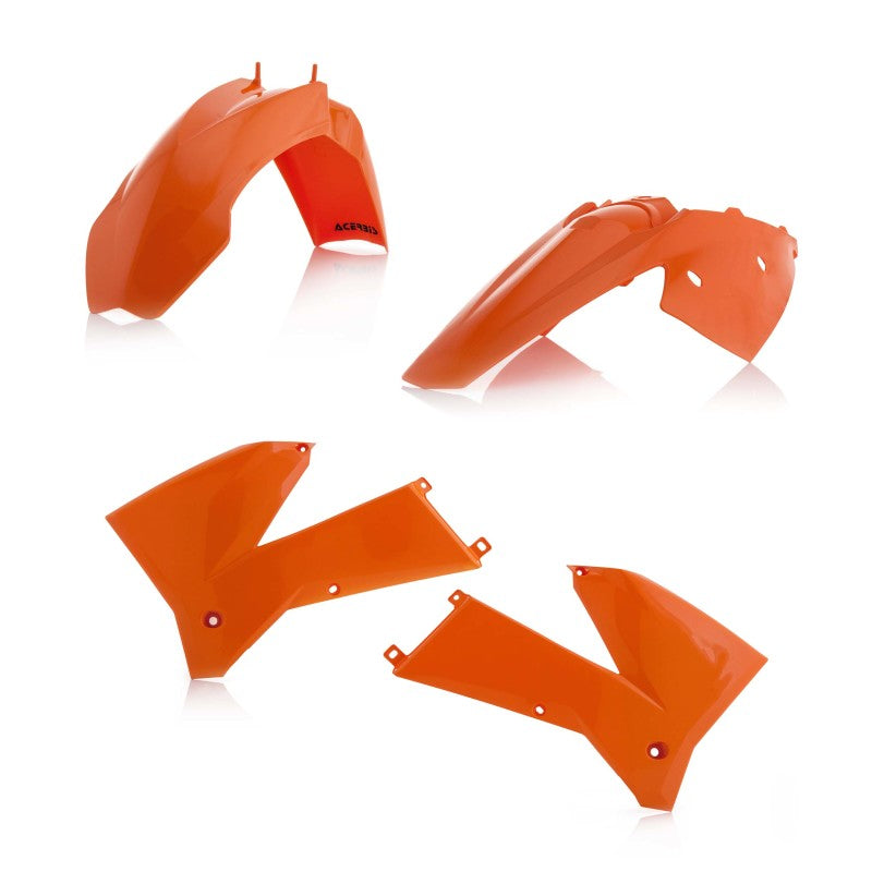Acerbis KTM SX125/525 2005-2006 and XC/F/W 2007 Plastic Kit - Original Color Match, Part #2041030206