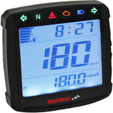KOSO XR 01S Speedometer with Vehicle Fitment for Honda CRF250L, Yamaha YZ250F, Kawasaki KX250, and Suzuki RMZ250