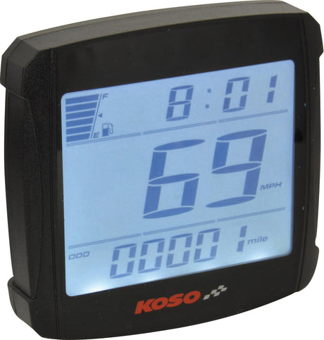 KOSO XR 01S Speedometer with Vehicle Fitment for Honda CRF250L, Yamaha YZ250F, Kawasaki KX250, and Suzuki RMZ250