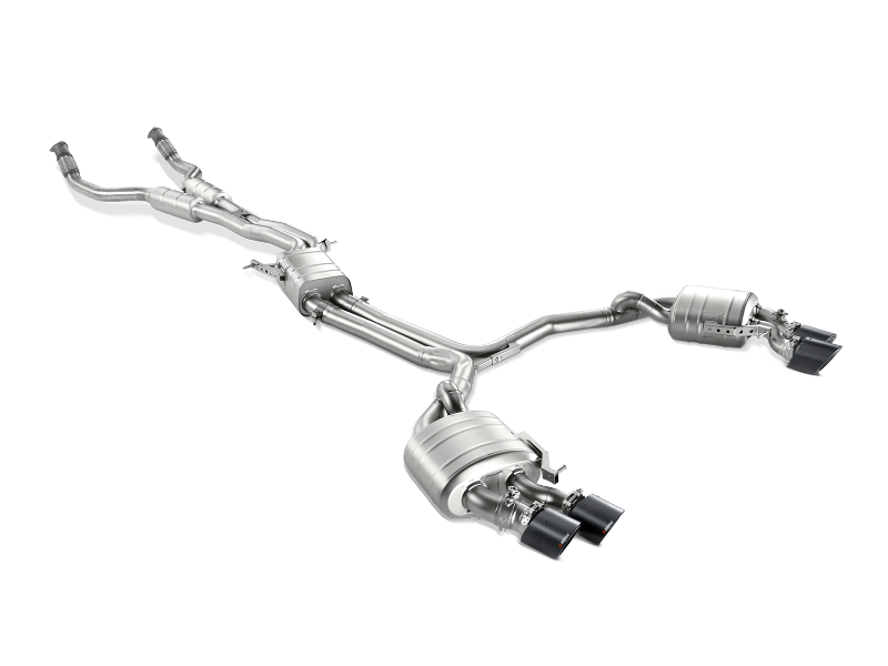 Akrapovic Evolution Line Cat Back Exhaust System for 2013-2017 Audi S6 Avant & Limousine with Titanium & Carbon Tips - Part S-AU/TI/6H