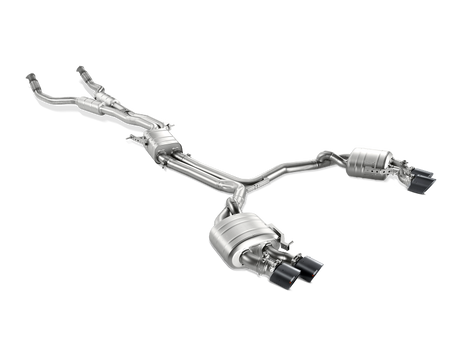 Akrapovic Evolution Line Cat Back Exhaust System for 2013-2017 Audi S6 Avant & Limousine with Titanium & Carbon Tips - Part S-AU/TI/6H