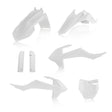 Acerbis Full Plastic Kit for KTM SX65 2016-2018 – White – Includes Front Fender, Side Panels, Rear Fender & More