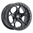 Weld Off-Road W108 17x9 Ledge Satin Black Wheel with 5x127 Bolt Pattern and -12 Offset