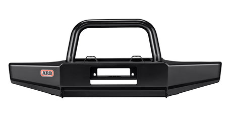 ARB Deluxe Winch Bumper for Jeep Wrangler YJ and TJ – Multi-Fit, Airbag Compatible with Tow Points and Fog Light Provisions