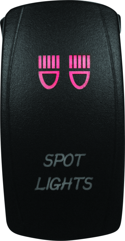 DragonFire Racing Lighted Switch Spot Light On/Off Red - Part #521386