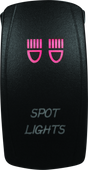 DragonFire Racing Lighted Switch Spot Light On/Off Red - Part #521386