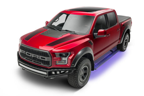 AMP Research PowerStep Smart Series Running Board for Ford F-150 (2015-2016) – In-App Control, LED Light Integration, Made in USA