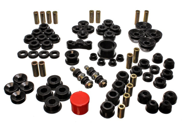 Energy Suspension Hyper-Flex Master Bushing Set for 1990-1992 Acura Integra – Black Polyurethane Performance Components