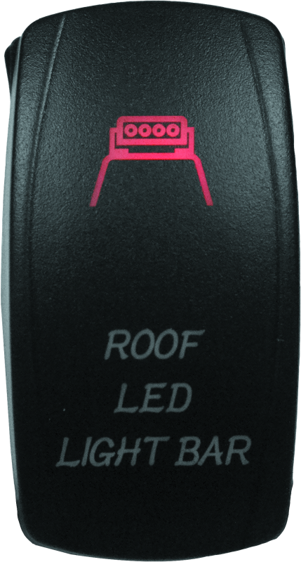 DragonFire Racing Lighted Roof Switch with Red LED - Part 521396