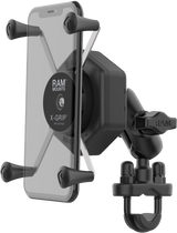 RAM X Grip Vibe Safe L Phone Mount with U Bolt Base – Fits Select Vehicles