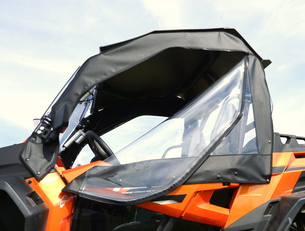 Seizmik Soft Full Doors for CF-MOTO ZFORCE 1000 EPS and 800 Series | Waterproof UTV Enclosures with Tinted Windows and Roll-Up Doors