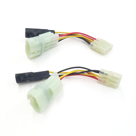 Pathfinder F6B Wire Adapter Plugs for Auxiliary Lighting - Compatible with Honda Gold Wing F6B and Deluxe Models (2012-2016)