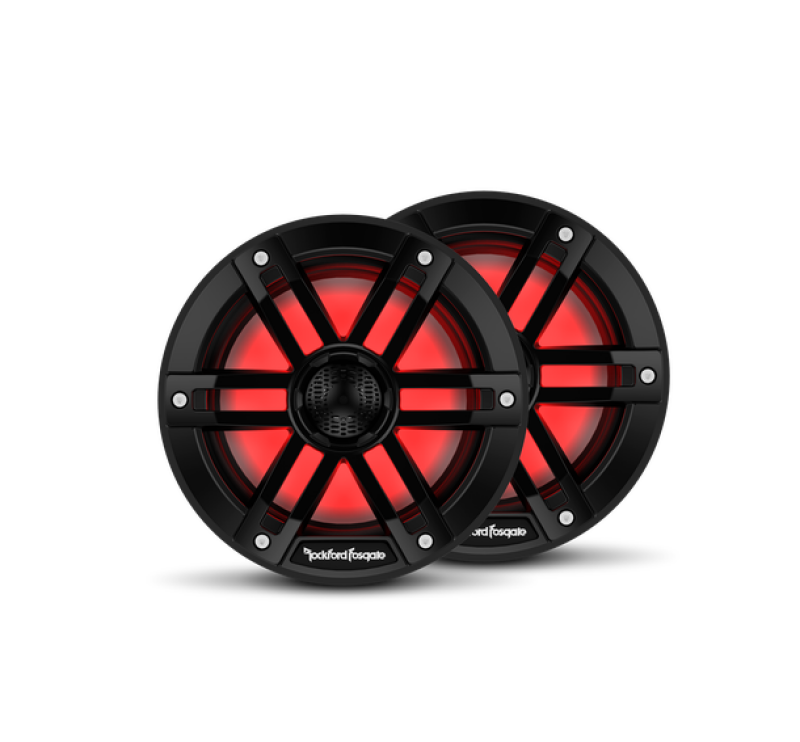 Rockford Fosgate M1-65B Color Optix Marine 2-Way 6.5-Inch Speakers for Powersports and Marine Applications