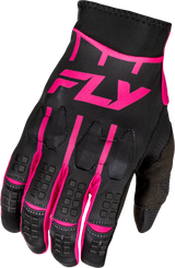 Fly Racing Evolution DST Gloves Black/Pink – Adult Motorcycle Racing Gloves for Honda, Yamaha, Kawasaki, Suzuki, KTM, and More