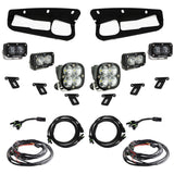 Baja Designs 21-22 Ford Bronco S2 SAE Pro Fog Pocket Light Kit with Clear Lenses