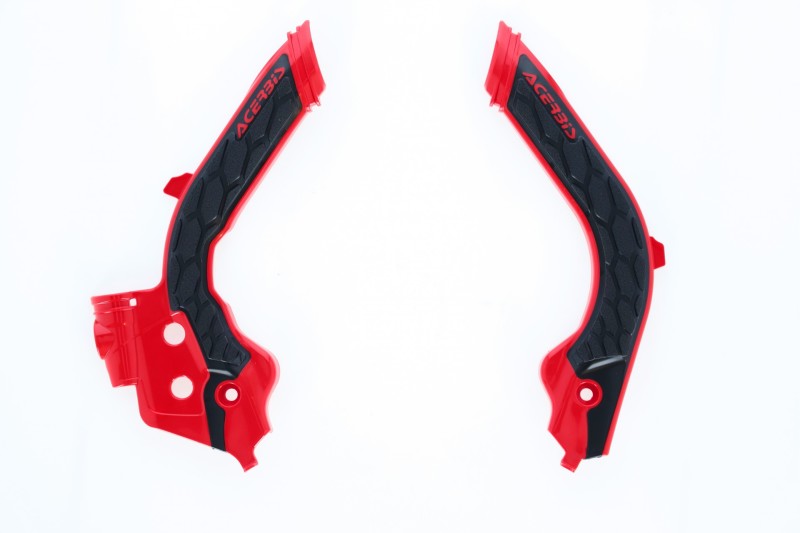 Acerbis X-Grip Frame Guards for KTM 125-501 & GasGas 21-23 – Red/Black