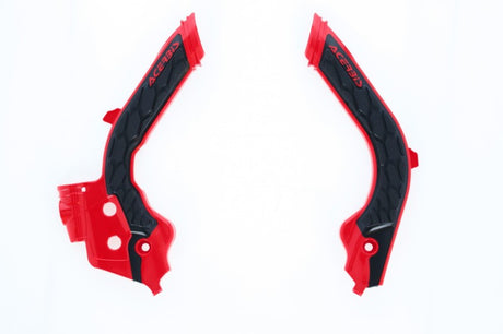Acerbis X-Grip Frame Guards for KTM 125-501 & GasGas 21-23 – Red/Black