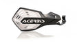 Acerbis K-Future Handguard for Yamaha, Kawasaki, Suzuki, and Fantic Motorcycles - Black/White (Part Number 2895631007)