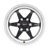 Weld S156 17x10 Ventura Drag Wheel - Black Gloss Finish, 6x139.7 Bolt Pattern, ET25 Offset, 106.1mm Center Bore