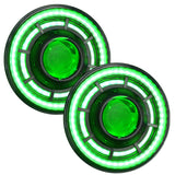 ORACLE Lighting 0718 Jeep Wrangler JK Oculus 7in ColorSHIFT Bi-LED Projector Headlights