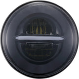 Pathfinder HD7CLB 7-Inch Classic LED Headlight with Daytime Running Lights for Harley-Davidson Motorcycles