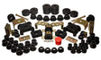 Energy Suspension Hyper-Flex Master Bushing Set for 1980-1978 GMC K2500 4WD with Aftermarket Front Springs - Black