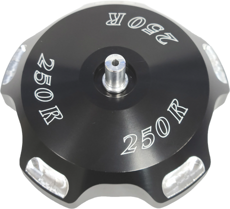 MODQUAD Gas Cap for Yamaha YZ250R 1988-1989, Black Logo - Part Number GC2-250R-BLK