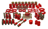 Energy Suspension Hyper-Flex Master Bushing Set for 1969-1973 Pontiac LeMans - Red Polyurethane Performance Upgrade