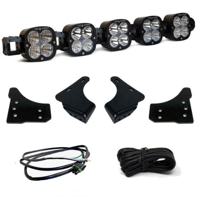 Baja Designs 2021+ Ford F-150 5-Inch XL Linkable LED Light Bar Kit with Upfitter Integration