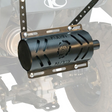 KOLPIN Stealth Exhaust 2.0 with Heat Shield (Black) - Universal Fit for ATVs, UTVs, and Dirt Bikes