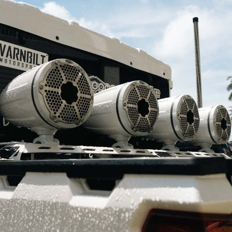 DS18 NXL-X8TP Marine and Powersports Tower Speakers – 8 Inch, 125 Watts RMS, RGB LED Lighting, Universal Fit for Boats, ATVs, UTVs