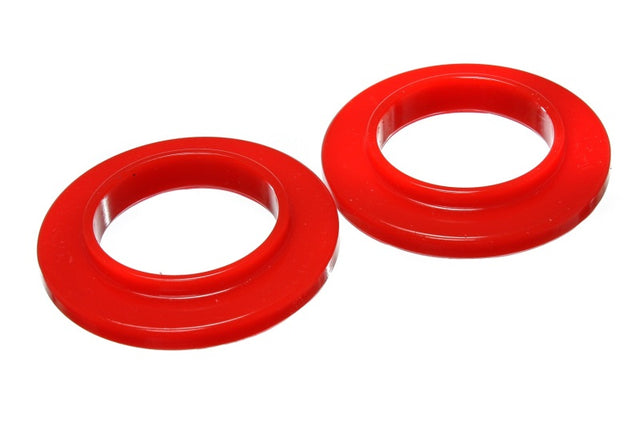 Energy Suspension Coil Spring Isolator Set - Red for Toyota Pickup and Tacoma (Part #9.6104R)