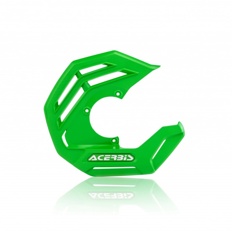 Acerbis X-Future Disc Cover for Powersports Vehicles - Green, Part Number 2802010005