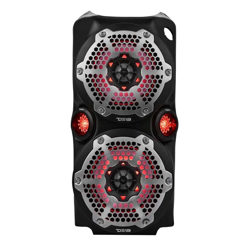 DS18 SLG-WFCC66 Center Console Enclosure for 2015+ Polaris Slingshot with Space for Two 6.5-Inch Waterproof Speakers and High-Power RGB Tweeters