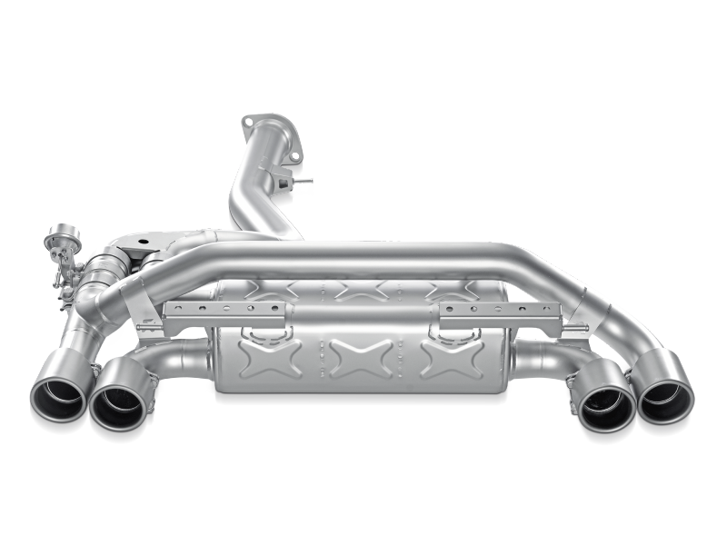 Akrapovic Slip-On Line Exhaust for 2011-2012 BMW 1 Series M Coupe (E82) Titanium with Tips