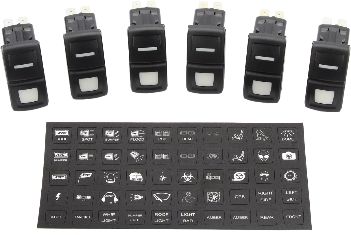 XTC Power Products Plug N Play Power Control System with 6 Switches for Toyota YXZ Vehicles