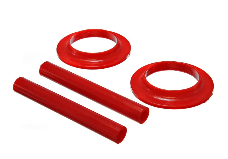 Energy Suspension GM Spring Isolator Set - Red for 1982-2004 GMC S15, Chevrolet S10, and Chevrolet Blazer