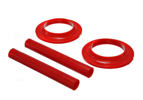 Energy Suspension GM Spring Isolator Set - Red for 1982-2004 GMC S15, Chevrolet S10, and Chevrolet Blazer