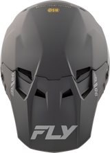 Fly Racing Formula CC Objective Helmet Matte Black/Grey Large - Motorcycle Helmet with Impact-Absorbing Technology and Advanced Ventilation