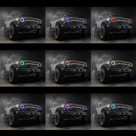 Oracle 2021+ Ford Bronco Oculus Bi-LED Projector Headlights - ColorSHIFT LED