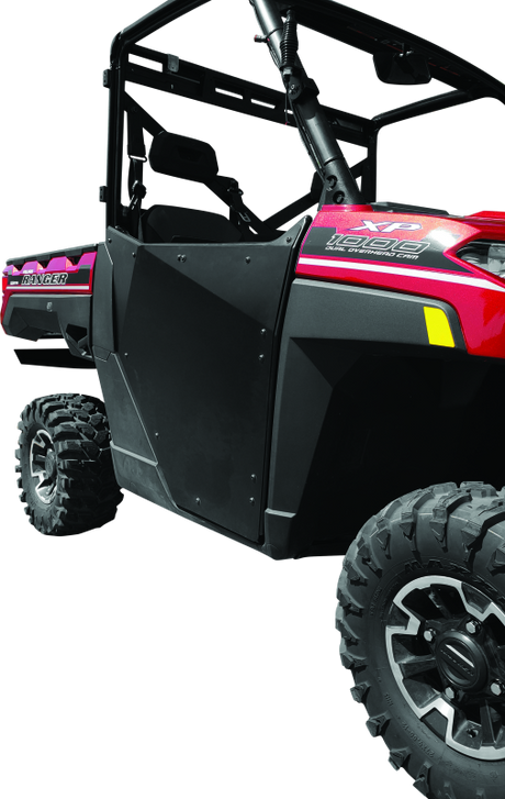 DragonFire Racing Polaris Ranger XP 1000 UTV Doors (Part #521539) – Complete Front and Rear Door Kit with Industry-Leading Latch System
