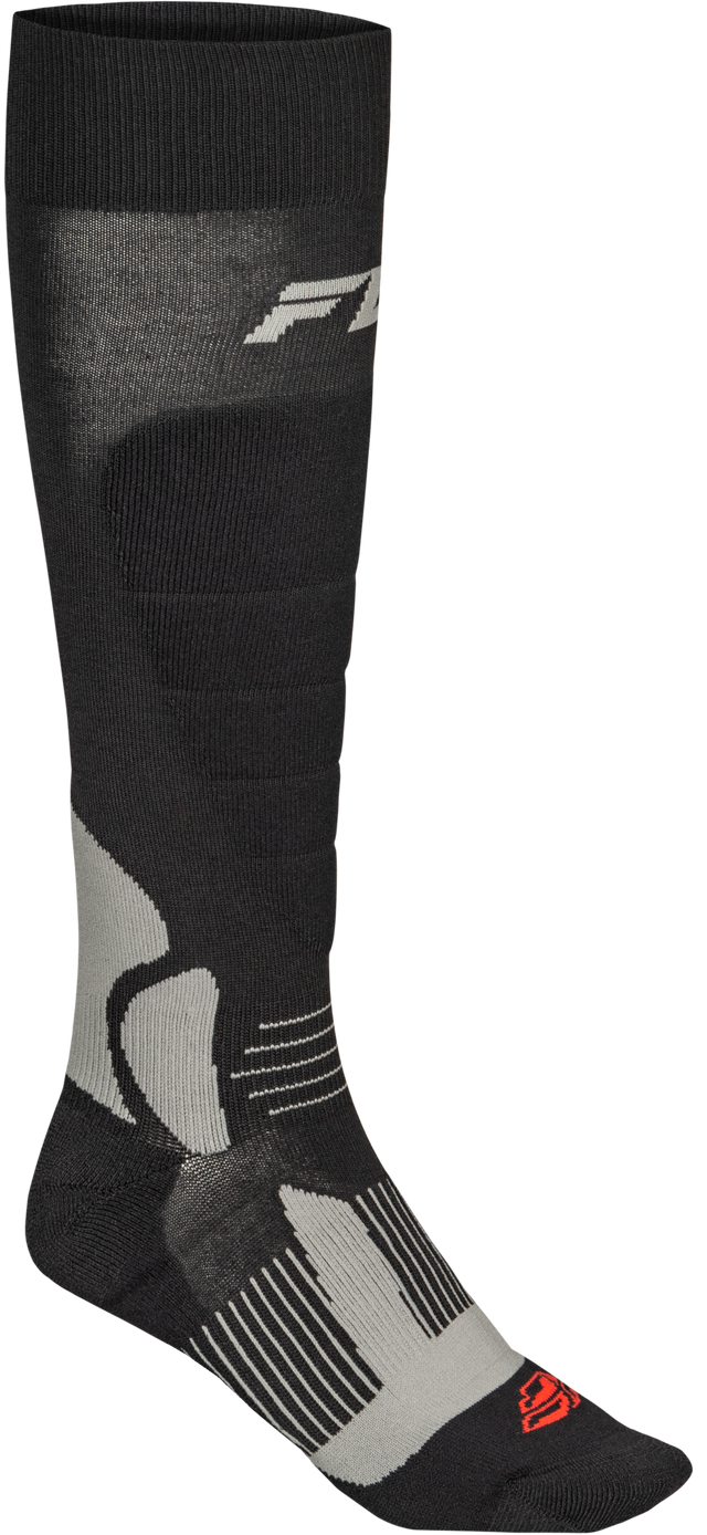 Fly Racing Snow Heavyweight Wool Sock Black Large/X-Large for Cold Weather Riding