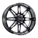 Weld Cheyenne W132 Series 20x10 Wheel – 8x170 Bolt Pattern, -18 Offset, Gloss Black MIL Finish