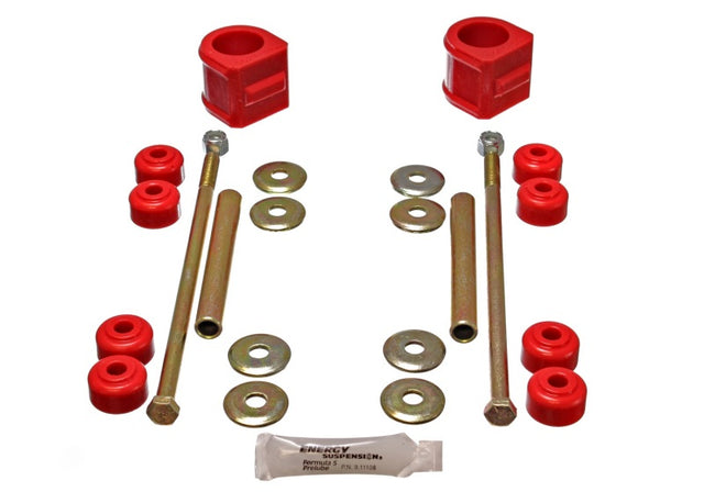 Energy Suspension GM Front Sway Bar Bushing Set with End Links – Fits 1997-1998 GMC C3500 and K1500, 32mm Diameter, Red