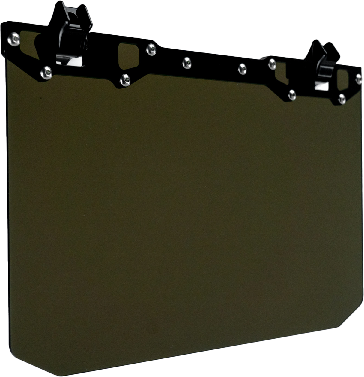 AXIA MODNDSVT-BK 12 x 8 Narrow Mount Sun Visor with Tinted Shield for Off-Road Vehicles