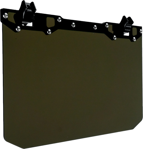 AXIA MODNDSVT-BK 12 x 8 Narrow Mount Sun Visor with Tinted Shield for Off-Road Vehicles