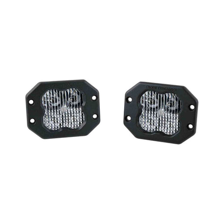 Stage Series 3" White Sport Flush Mount LED Pods (Pair) | Diode Dynamics