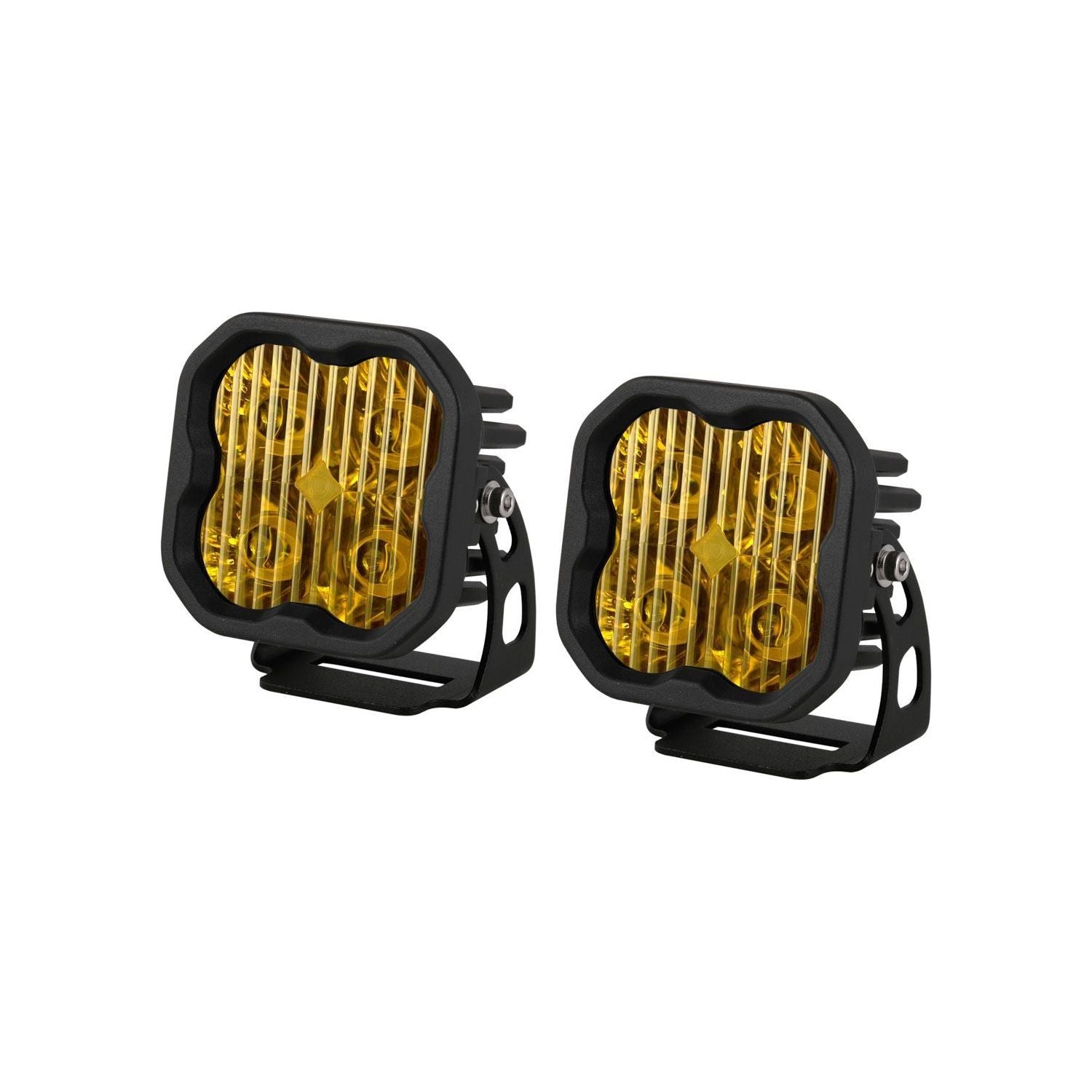 Stage Series 3" Yellow Sport LED Pods (Pair) | Diode Dynamics