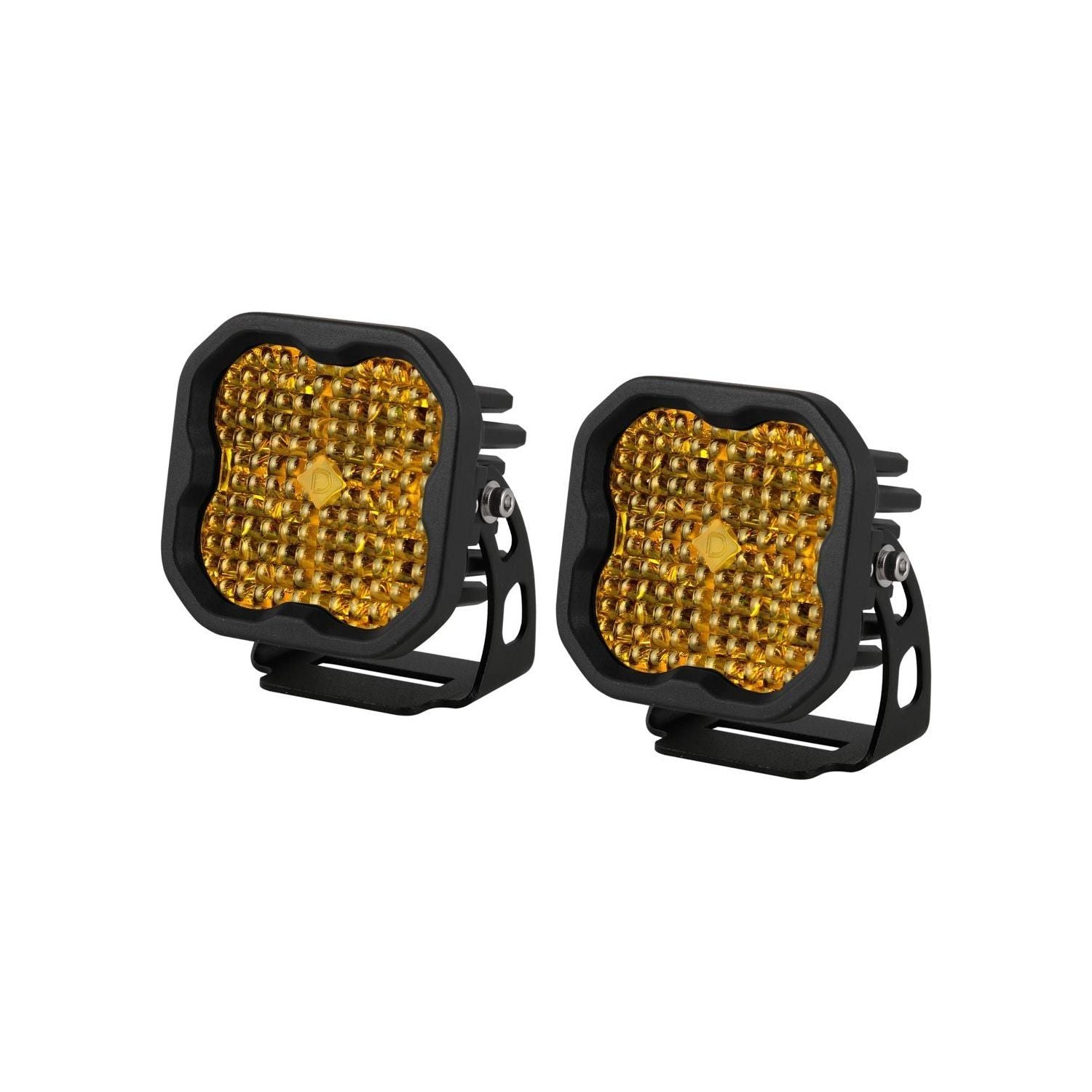 Stage Series 3" Yellow Sport LED Pods (Pair) | Diode Dynamics