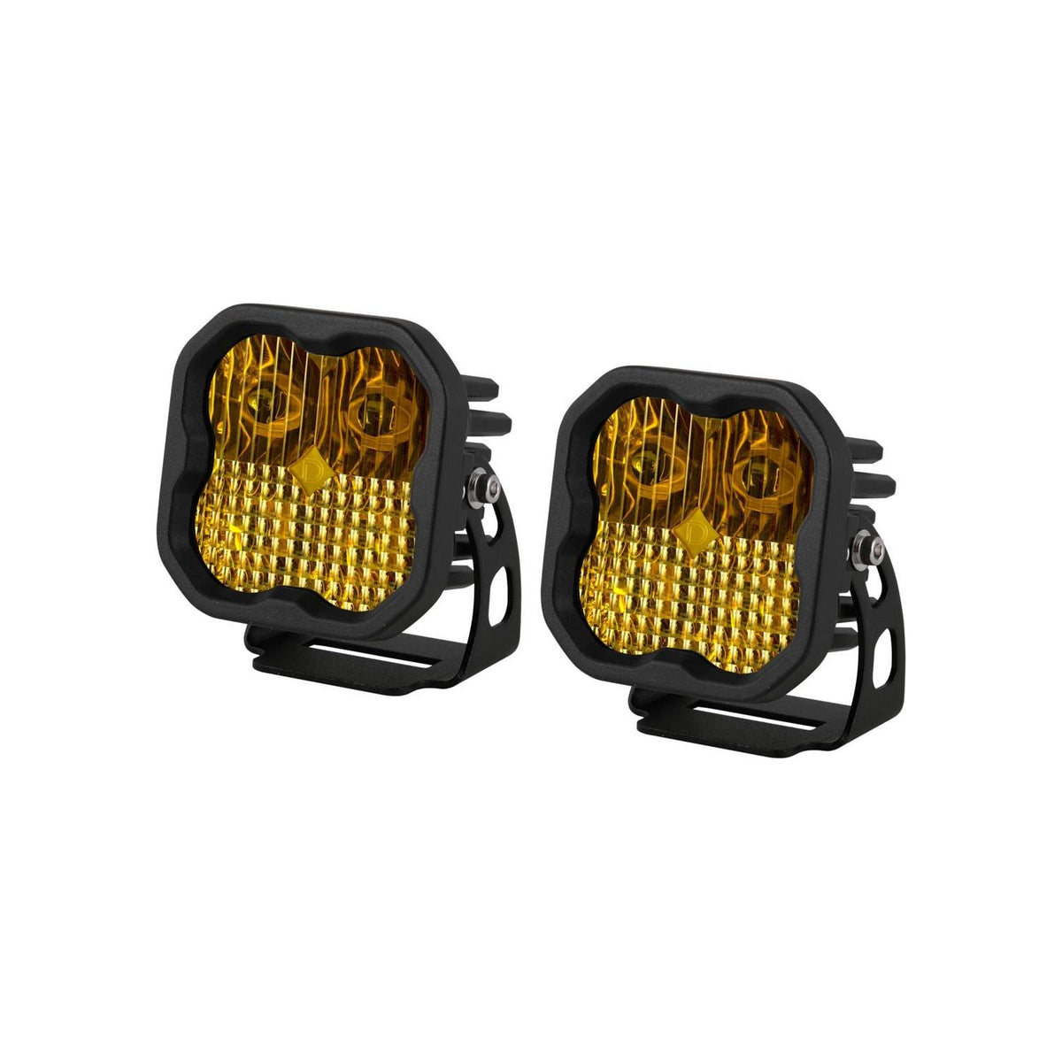 Stage Series 3" Yellow Sport LED Pods (Pair) | Diode Dynamics